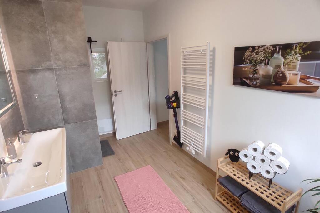 Storchennest - Ferienwohnung Am Storchenradweg Ketzur Ngoại thất bức ảnh