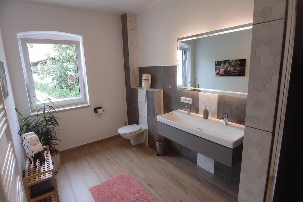Storchennest - Ferienwohnung Am Storchenradweg Ketzur Ngoại thất bức ảnh
